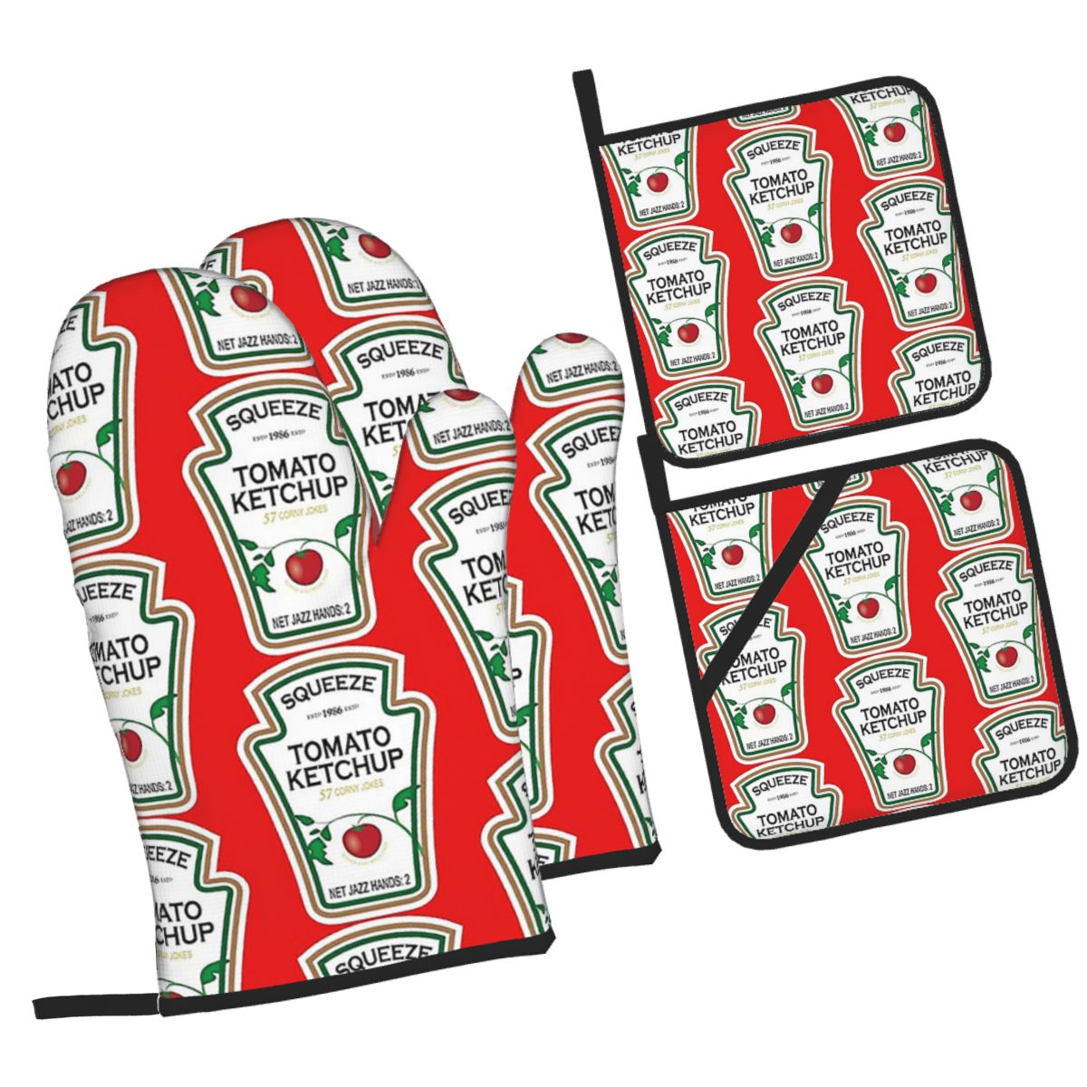 Kitchen.Baking Labels - Guanti da Forno e Presine con