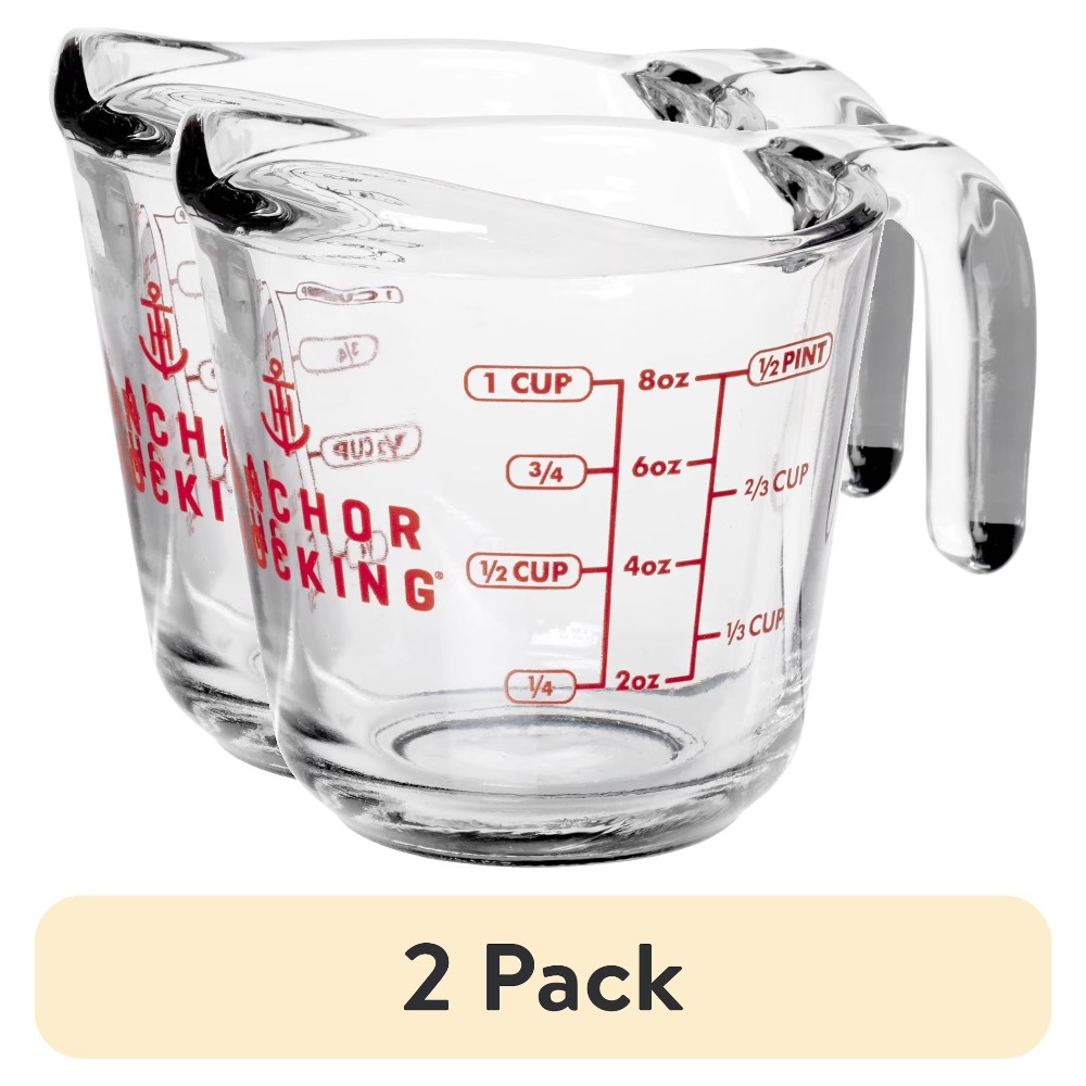 Baking (Kitchen Ingredient) - Set di 2 misurini in vetro