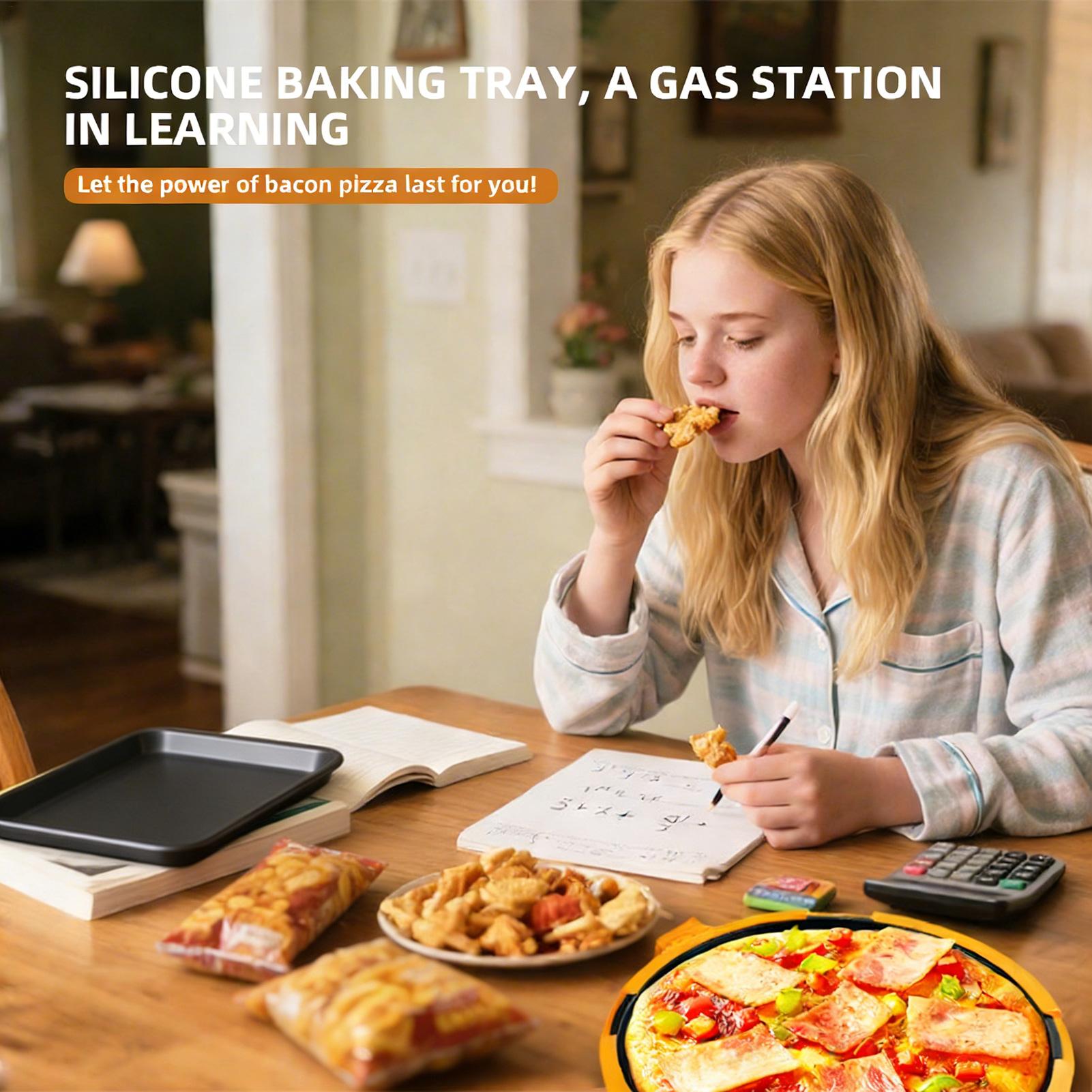 Kitchen Baking Trays - Piastra per Pizza a Riscaldamento Rapido