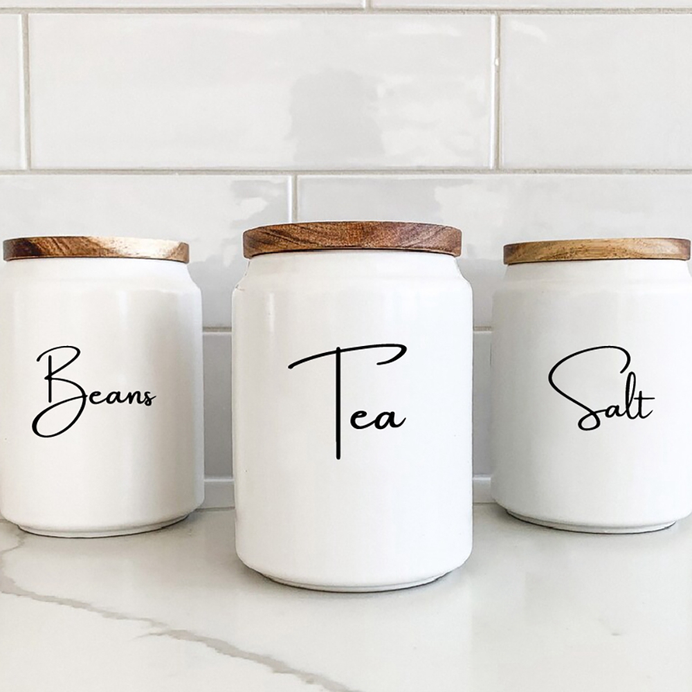 Kitchen.Baking Labels - Organizzazione della cucina Etichette per barattoli