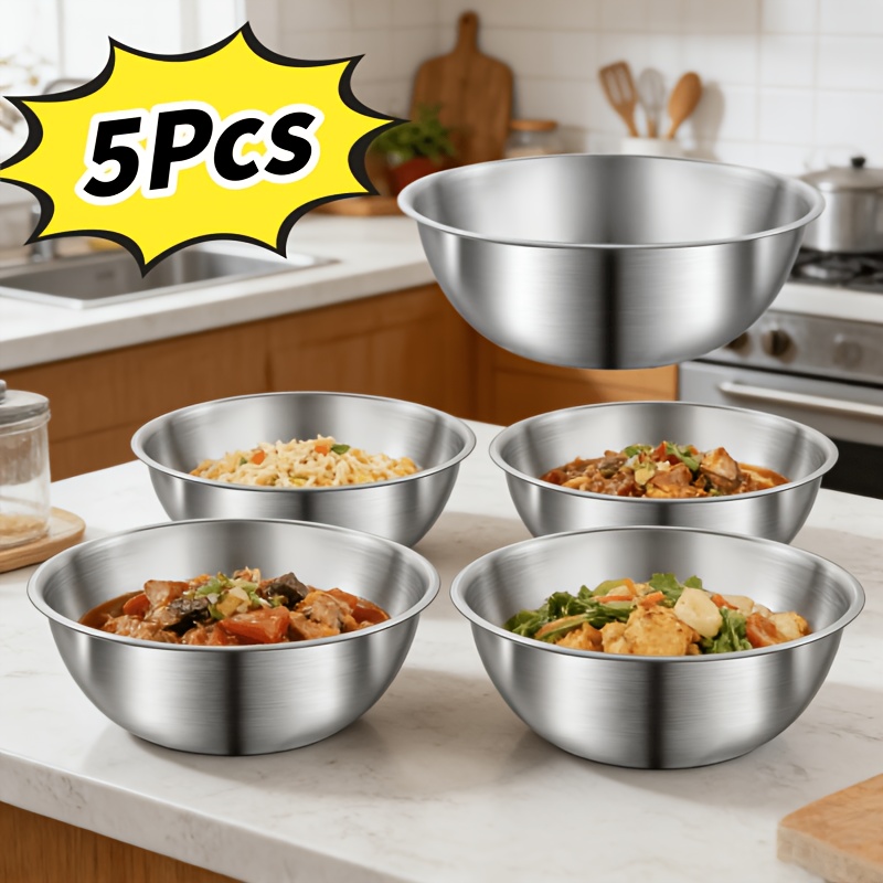 Baking (Kitchen Ingredient) - Set di 5 ciotole da cucina