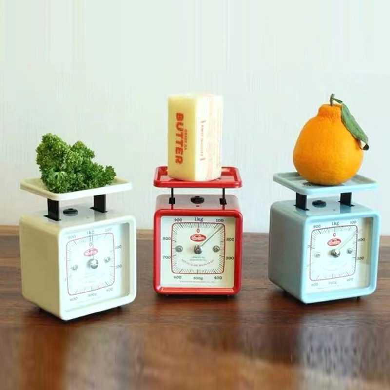 Baking (Kitchen Ingredient) - Bilancia da Cucina Vintage in Metallo,