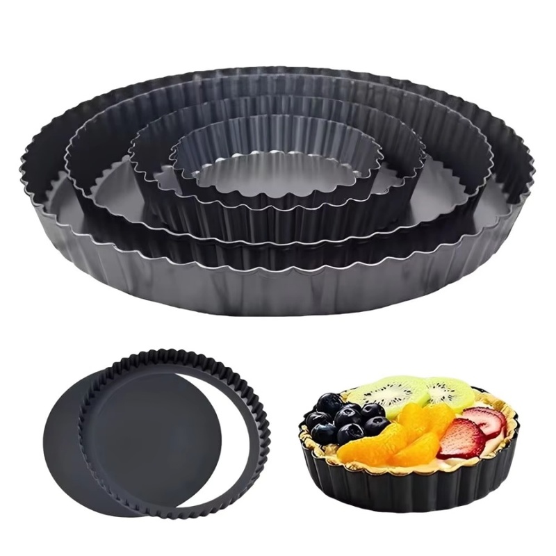 Kitchen Baking Trays - Stampo per Torte Scanalato con Fondo
