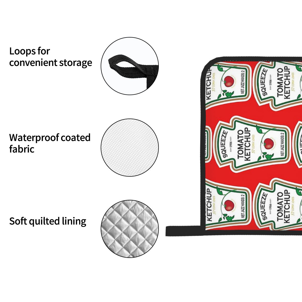 Guanti da Forno e Presine con  - Kitchen.Baking Labels recensione e prezzo