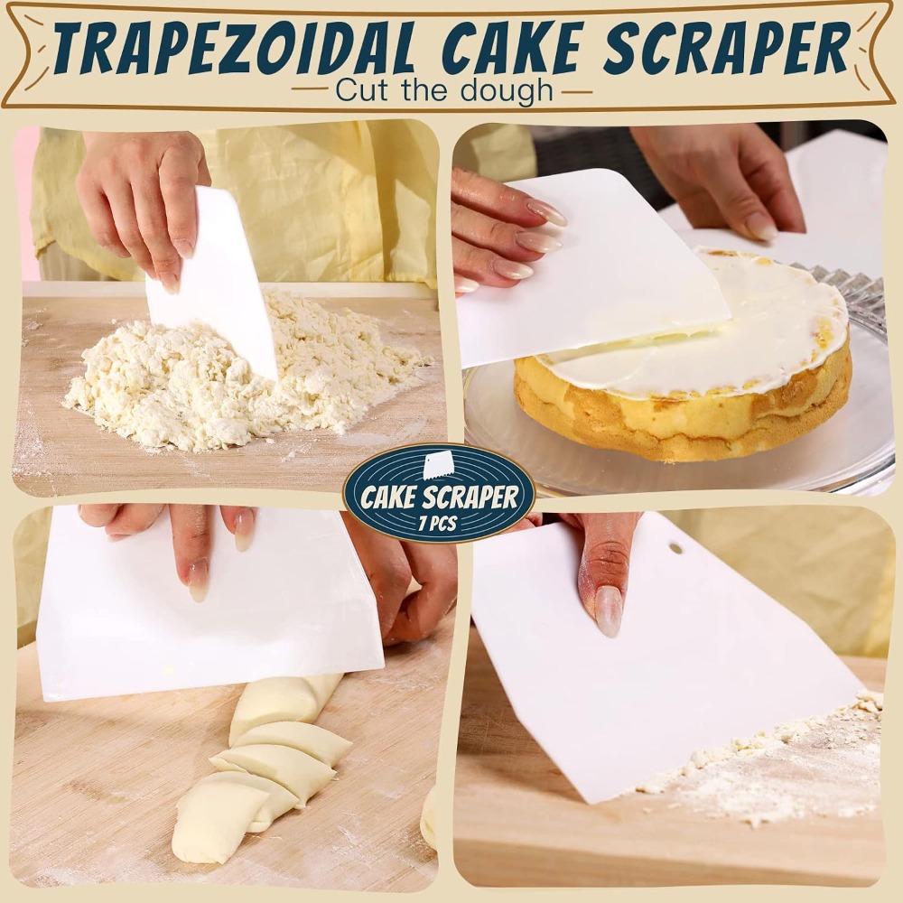 Set di 7 raschietti e lisciato - Kitchen Baking Utensils recensione e prezzo
