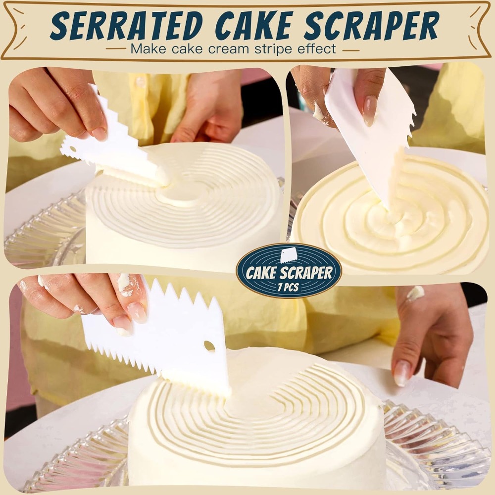 Set di 7 raschietti e lisciato - Kitchen Baking Utensils recensione e prezzo