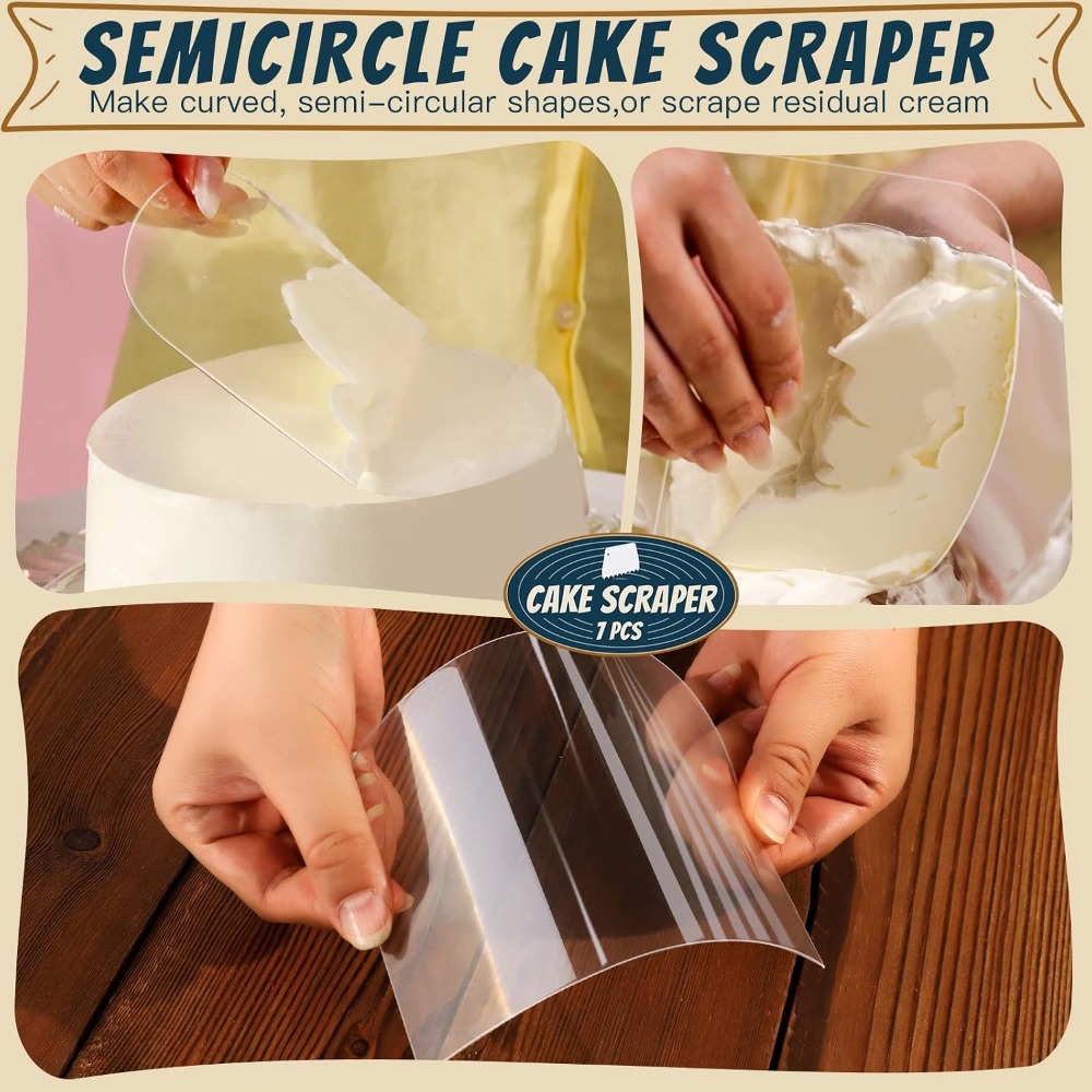 Set di 7 raschietti e lisciato - Kitchen Baking Utensils recensione e prezzo