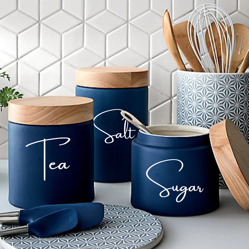 8 pezzi di etichette per barat - Kitchen.Baking Labels recensione e prezzo