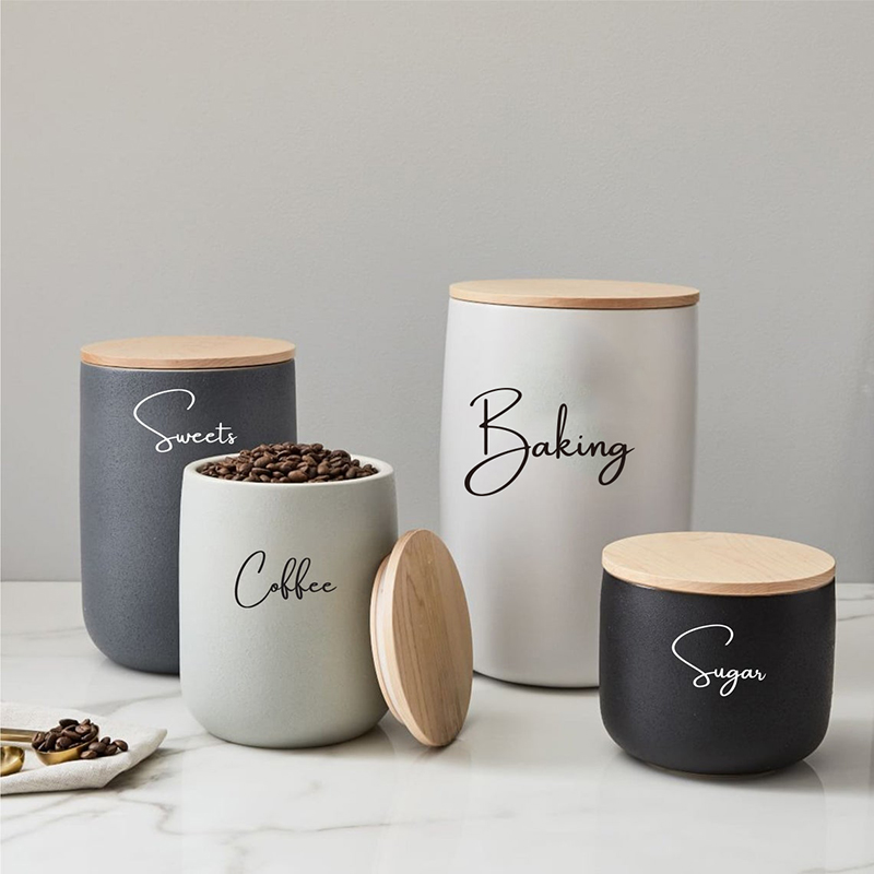 8 pezzi di etichette per barat - Kitchen.Baking Labels recensione e prezzo