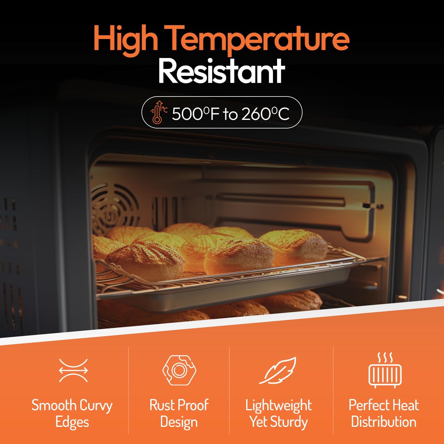 Set di teglie da forno in allu - Kitchen Baking Trays recensione e prezzo