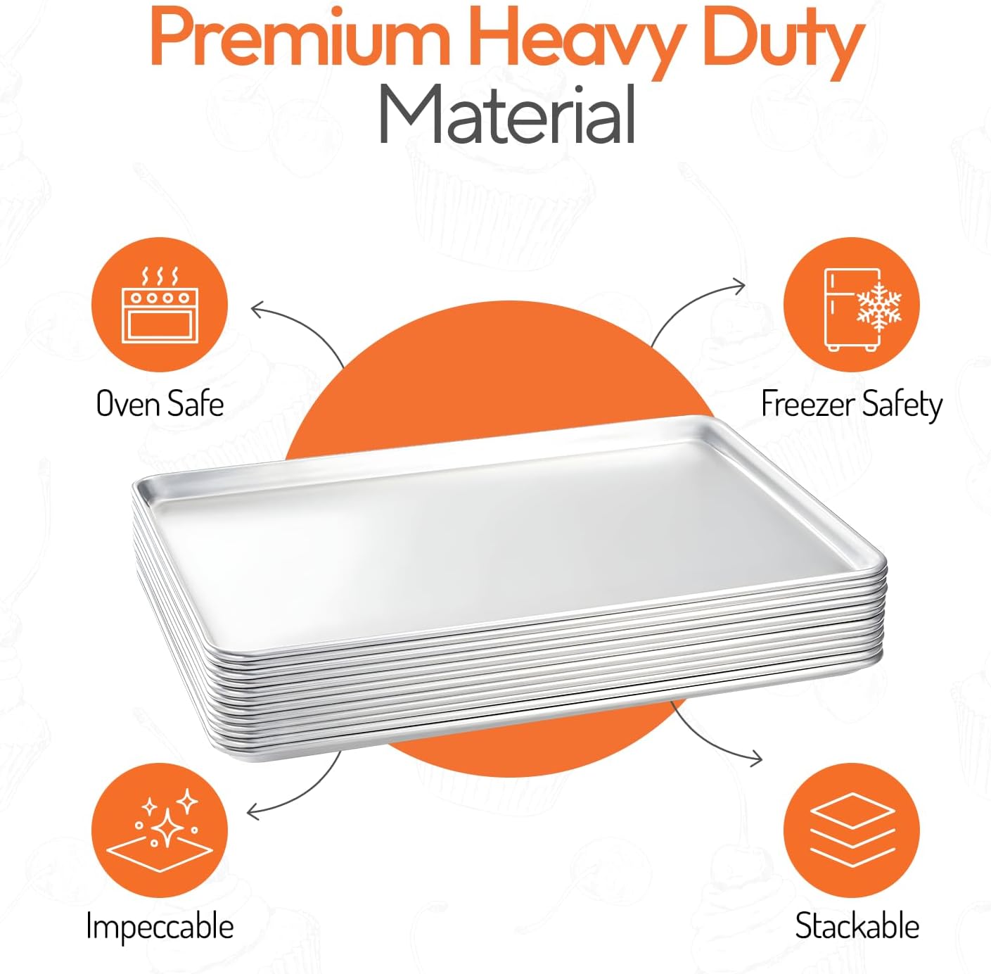 Set di teglie da forno in allu - Kitchen Baking Trays recensione e prezzo