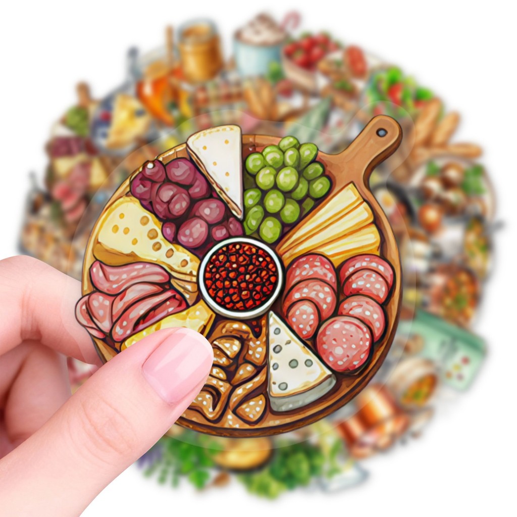 50 Pezzi di Adesivi Trasparent - Baking (Kitchen Ingredient) recensione e prezzo